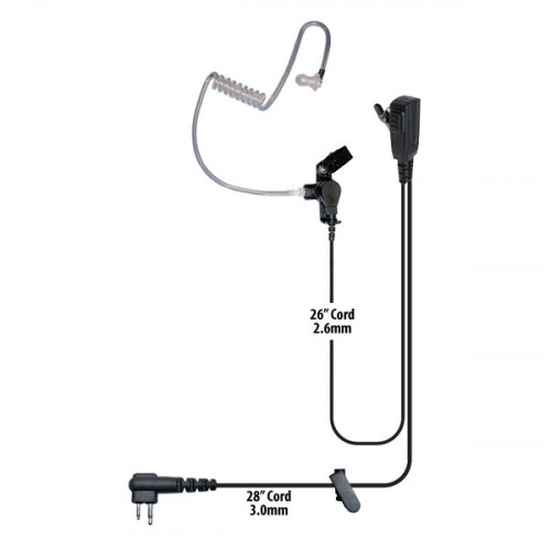 Extra Value Motorola CP040 DP1400 XT420 FBI-Style Earpiece with Microphone & PTT