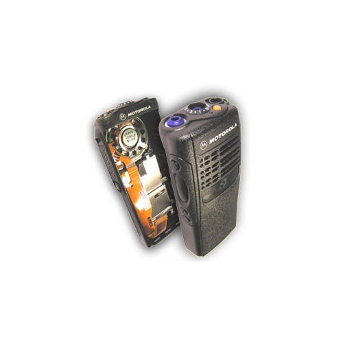 Black Front Cover Housing (With Ribbon) For Motorola GP340