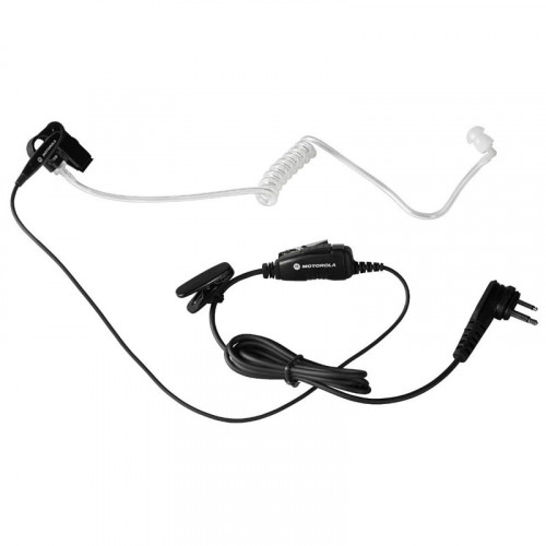 Motorola HKLN4601 Security Tube Earpiece w/ PTT & Microphone