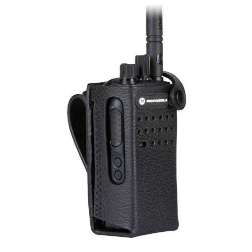 Motorola DP2400e Leather Carry Case w/ 3" Swivel Belt Loop