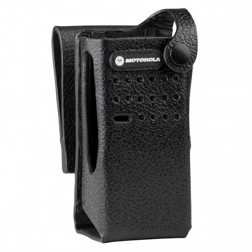 Motorola DP2400e Leather Carry Case w/ 2.5" Swivel Belt Loop