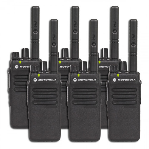 Motorola DP2400e Six Pack Bundle