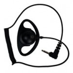 Radiotronics D-Shape Earpiece For Motorola Speaker Microphones